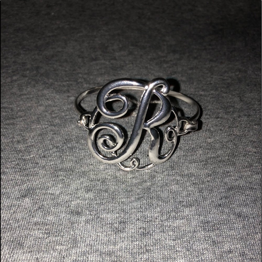 “R” initial bangle
